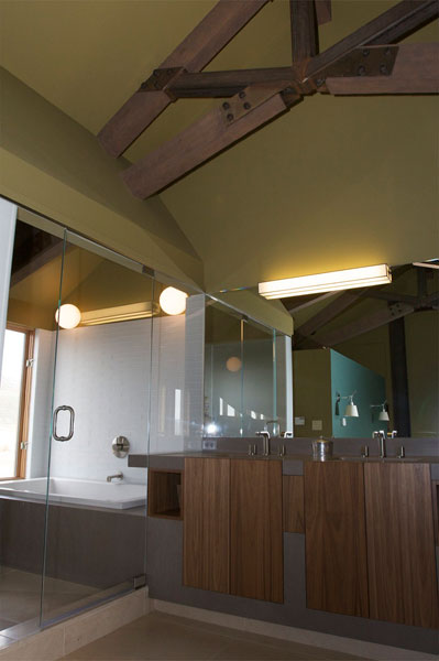 modern, sleek bathroom cabinets