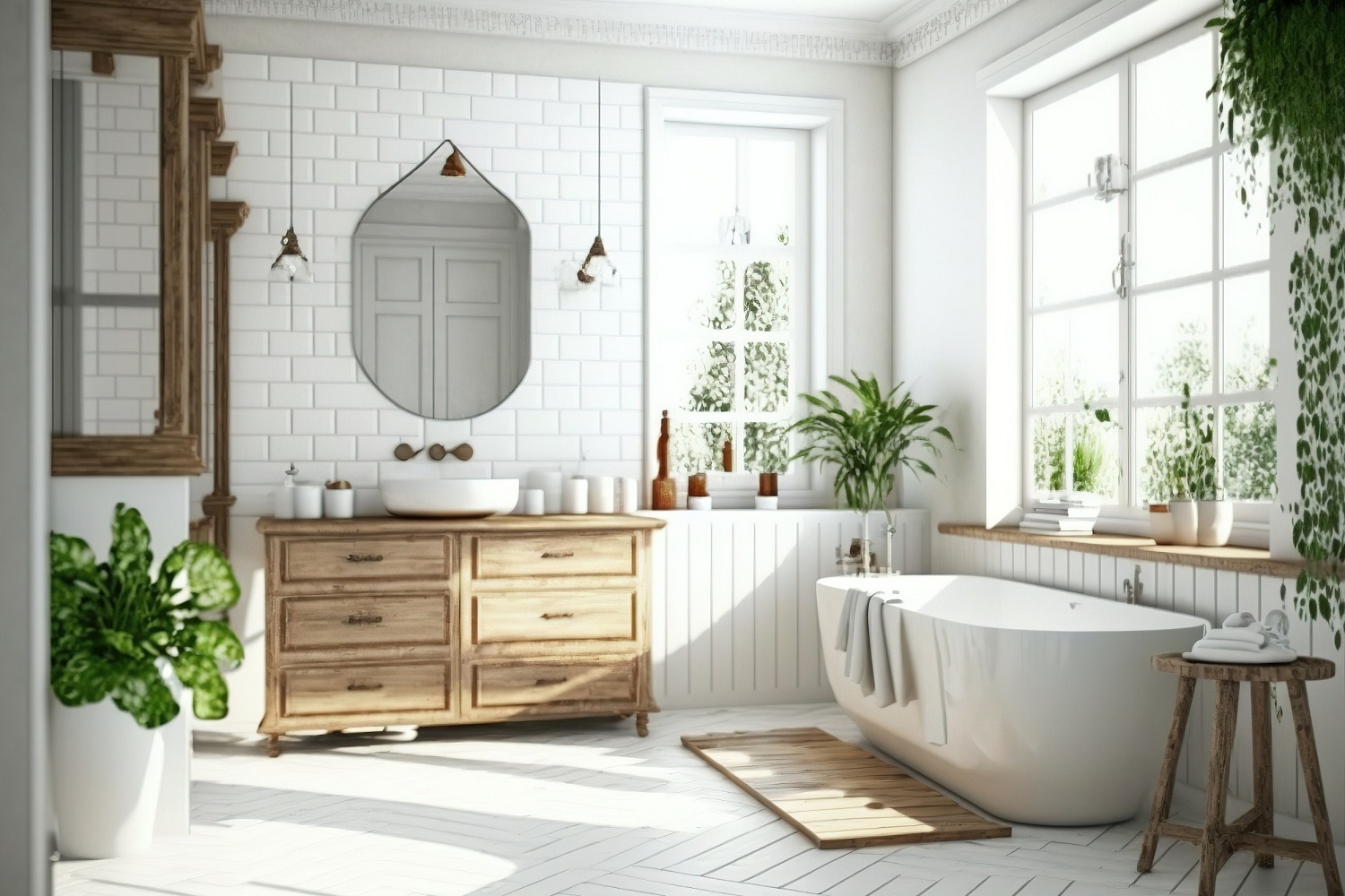 Rustic or Contemporary Bathroom Vanity?