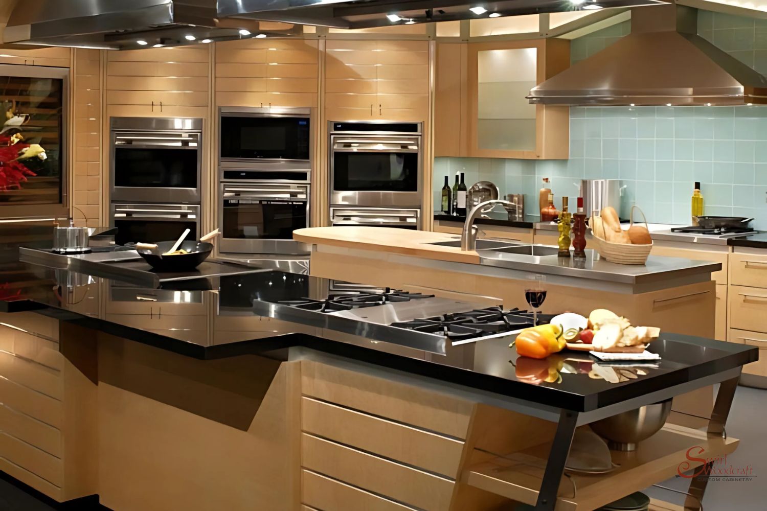 Custom Designed Luxury Kitchen Cabinets from Swirl Woodcraft