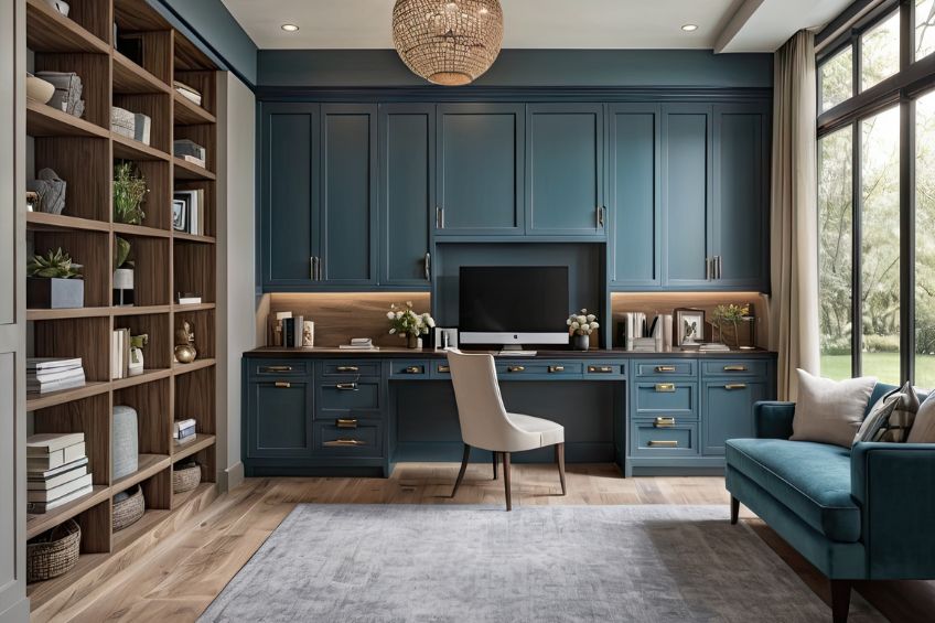 A Better Home Office Begins with Custom Built-Ins Designing Spaces That Boost Productivity
