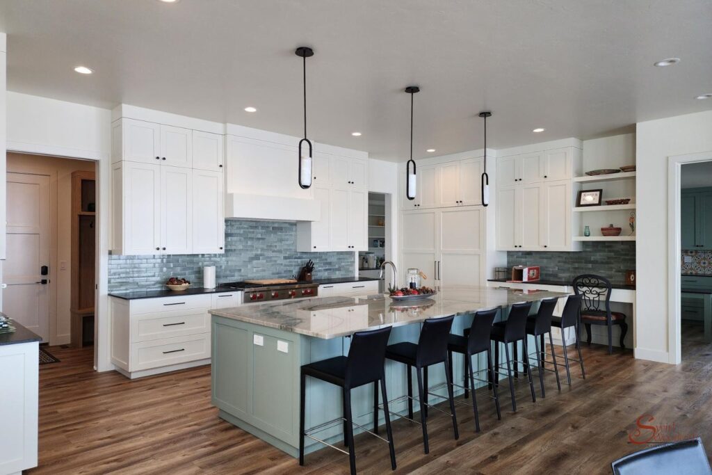 High-End Traditional Kitchen Cabinets by Swirl Woodcraft
